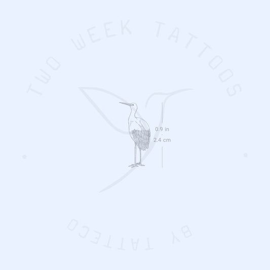 Stork Semi-Permanent Tattoo - Set of 2