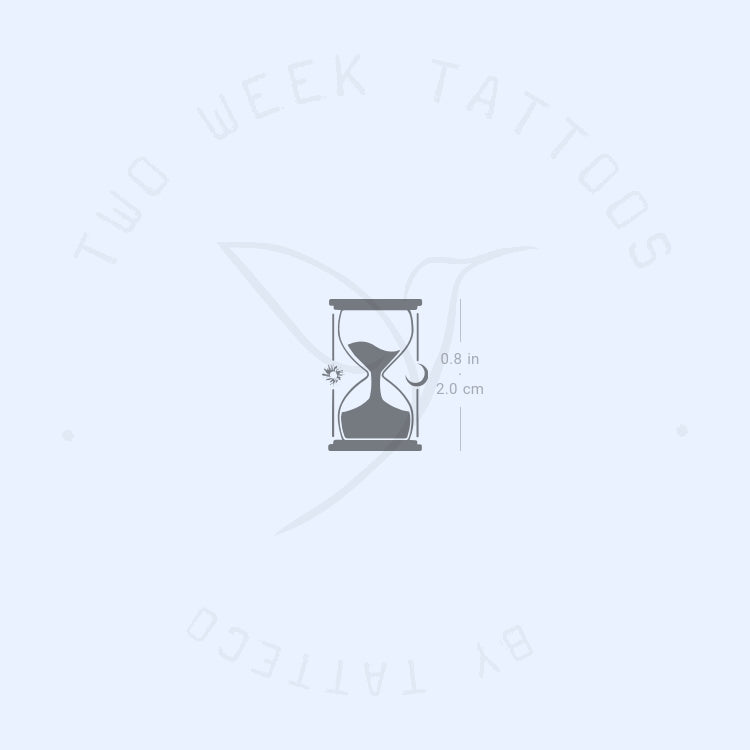 Hourglass Semi-Permanent Tattoo - Set of 2