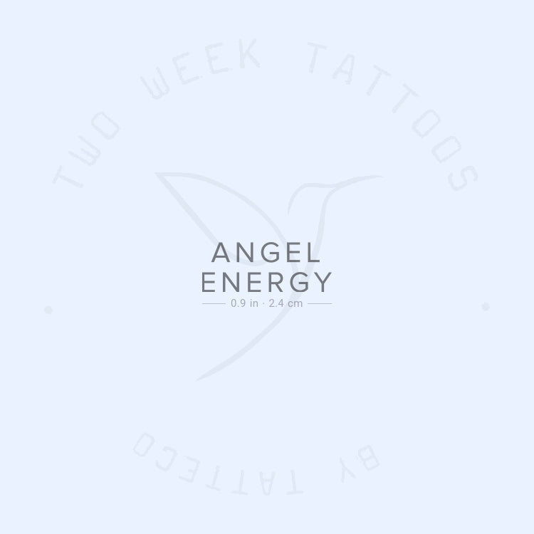 Angel Energy Semi-Permanent Tattoo - Set of 2