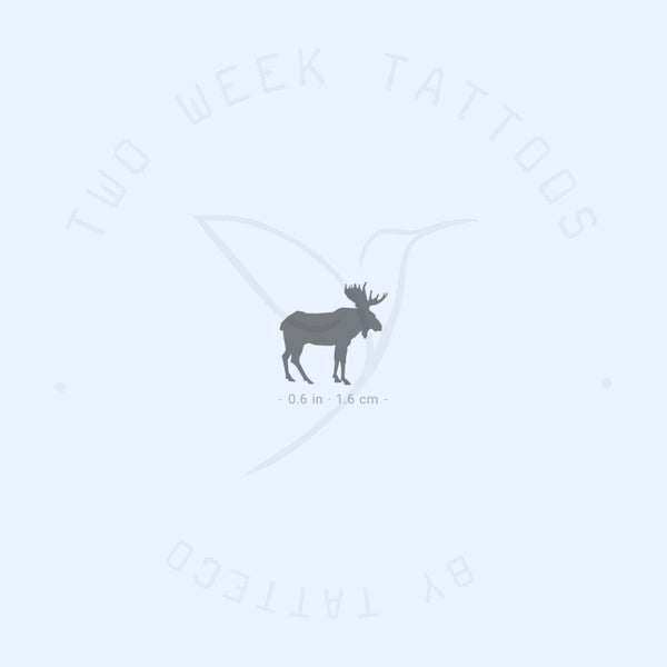 Moose Semi-Permanent Tattoo - Set of 2