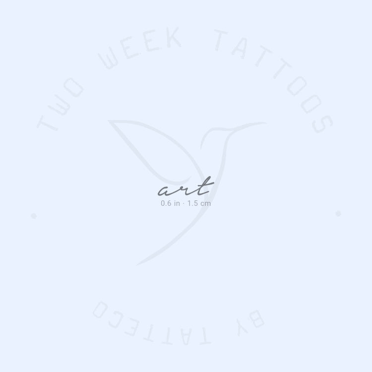 Art Semi-Permanent Tattoo - Set of 2