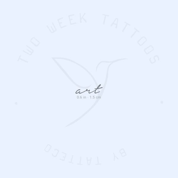 Art Semi-Permanent Tattoo - Set of 2