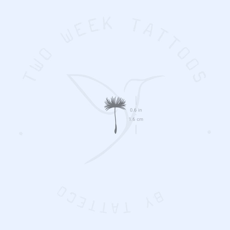 Tiny Dandelion Seed Semi-Permanent Tattoo - Set of 2