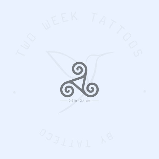 Tatuaje semipermanente Trisquel - Juego de 2