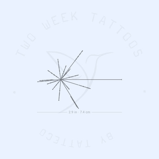 Tatuaje semipermanente Pioneer Plaque - Juego de 2