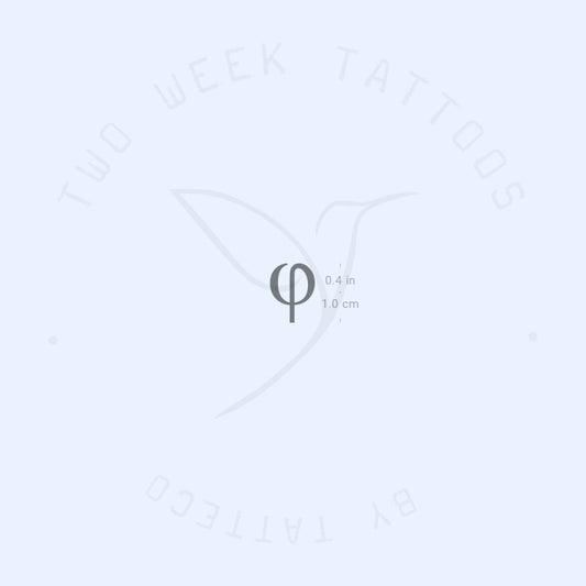 Tatuaje semipermanente Phi - Juego de 2