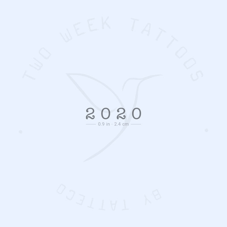 2020 Semi-Permanent Tattoo - Set of 2