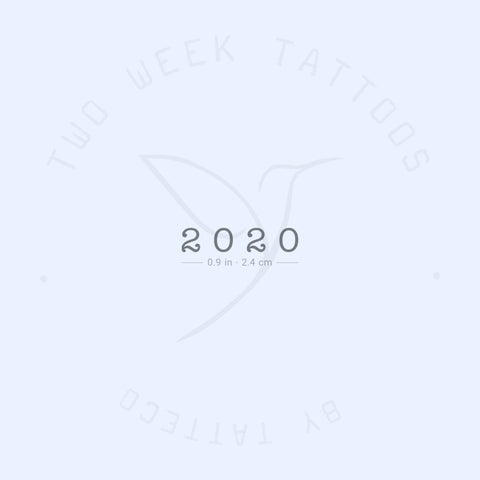 2020 Semi-Permanent Tattoo - Set of 2