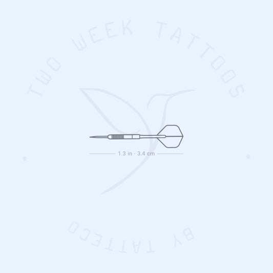 Tatuaje semipermanente de dardo - Juego de 2