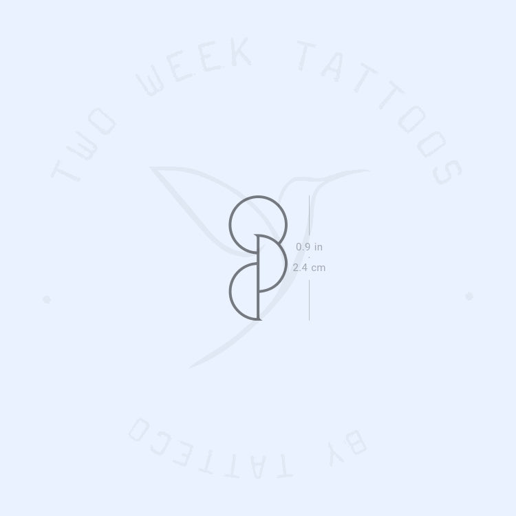 Organ Donor Symbol Semi-Permanent Tattoo - Set of 2