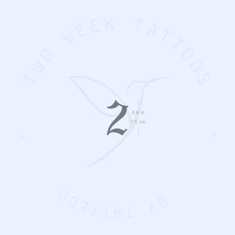 DOS tatuajes semipermanentes - Juego de 2