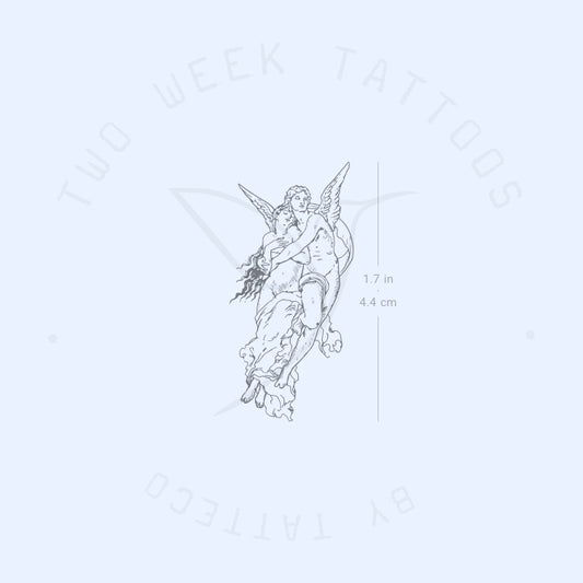 The Abduction Of Psyche Semi-Permanent Tattoo - Set of 2