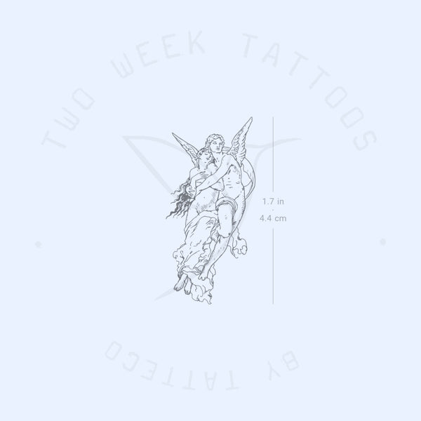 The Abduction Of Psyche Semi-Permanent Tattoo - Set of 2