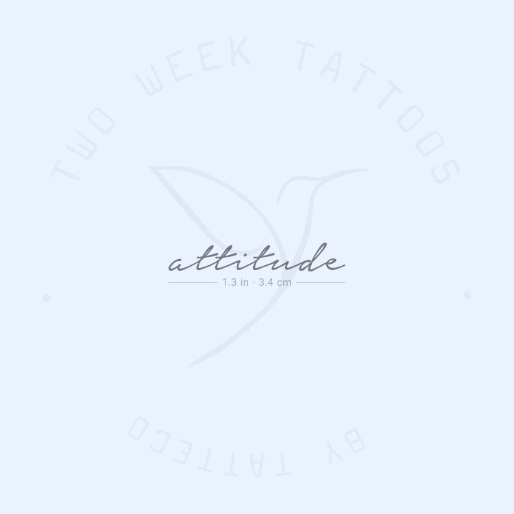 Tatuaje semipermanente Attitude - Juego de 2