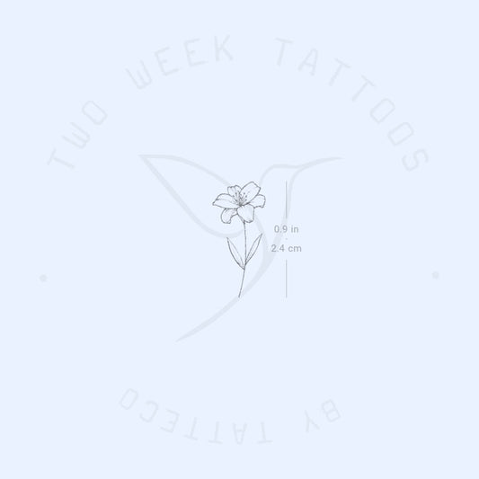 Lily Semi-Permanent Tattoo - Set of 2