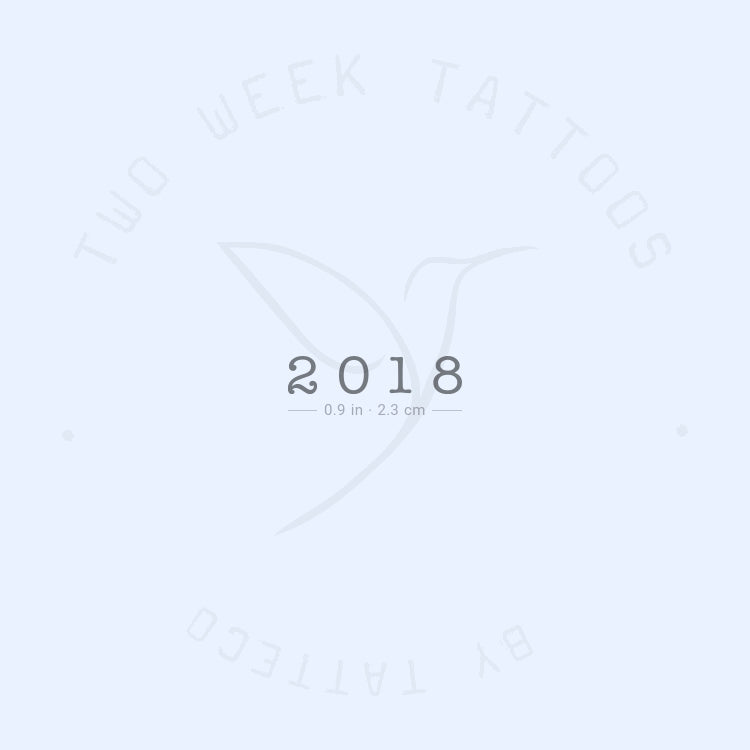 Tatuaje semipermanente 2018 - Juego de 2