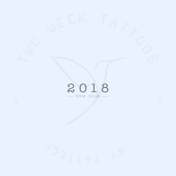 2018 Semi-Permanent Tattoo - Set of 2