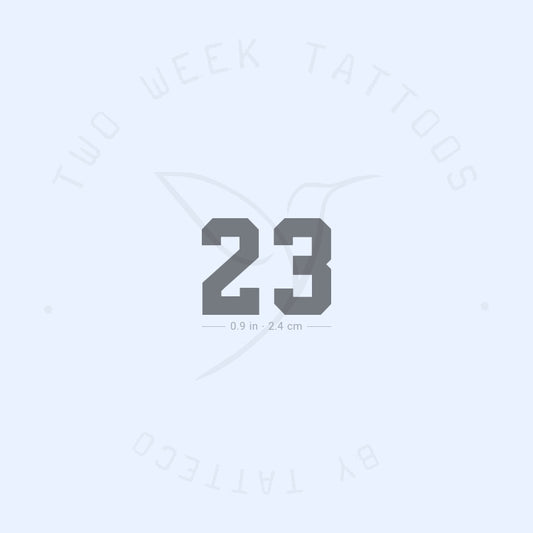 23 Semi-Permanent Tattoo - Set of 2