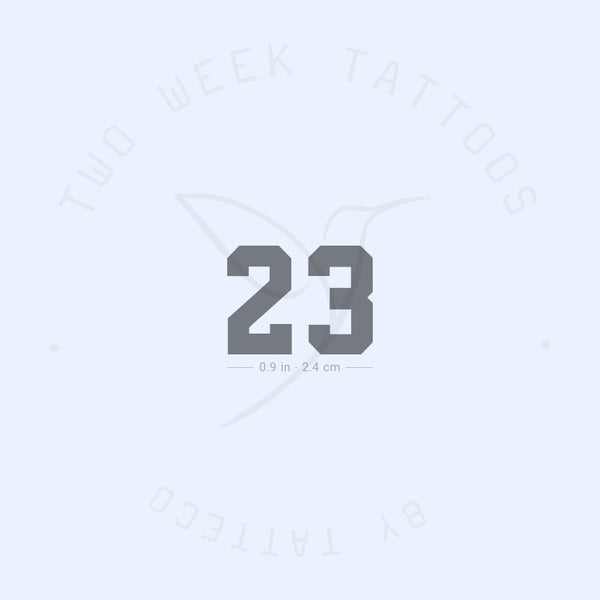23 Semi-Permanent Tattoo - Set of 2