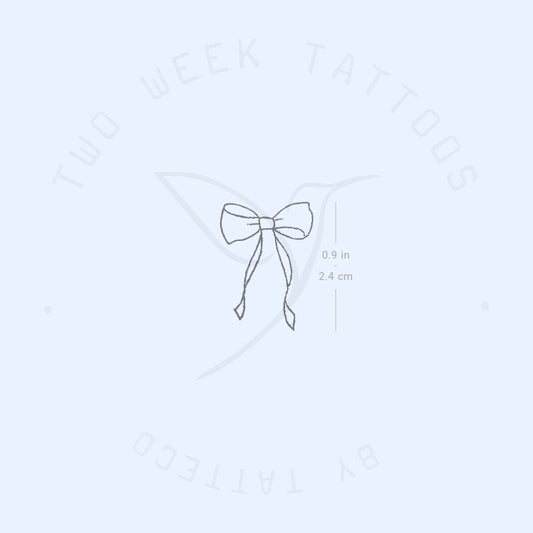 Bow Semi-Permanent Tattoo - Set of 2