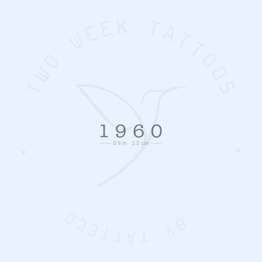 1960 Semi-Permanent Tattoo - Set of 2