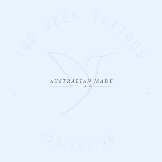 Australian Made Semi-Permanent Tattoo - Set of 2
