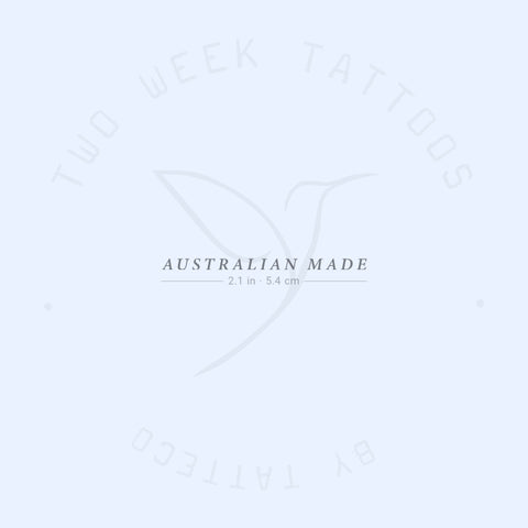 Australian Made Semi-Permanent Tattoo - Set of 2