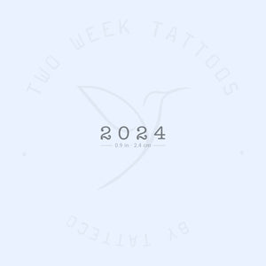 2024 Semi-Permanent Tattoo - Set of 2