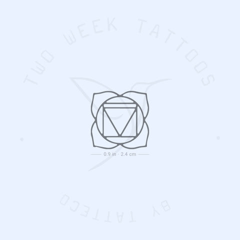 Muladhara Chakra Semi-Permanent Tattoo - Set of 2