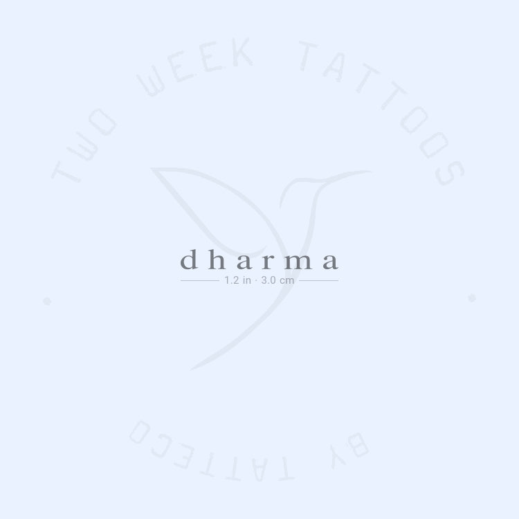 Tatuaje semipermanente Dharma - Juego de 2