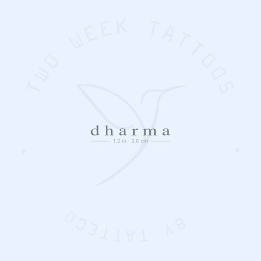Tatuaje semipermanente Dharma - Juego de 2