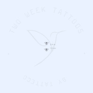 Two Bees Semi-Permanent Tattoo - Set of 2
