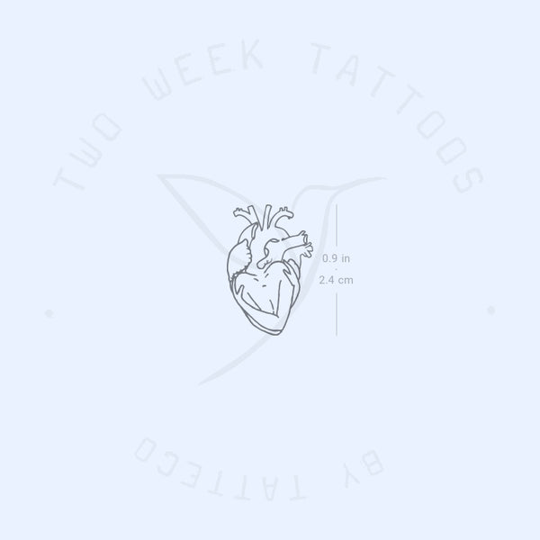 Self-Love Heart Semi-Permanent Tattoo - Set of 2