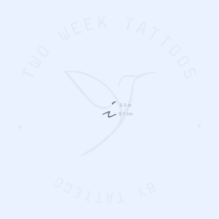 I Handwritten Semi-Permanent Tattoo - Set of 2