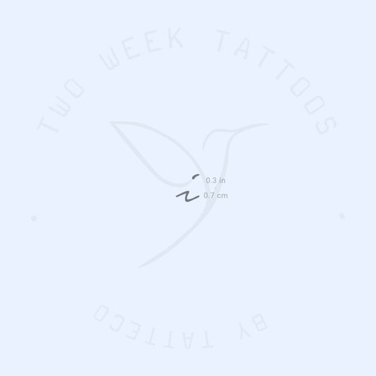 I Handwritten Semi-Permanent Tattoo - Set of 2