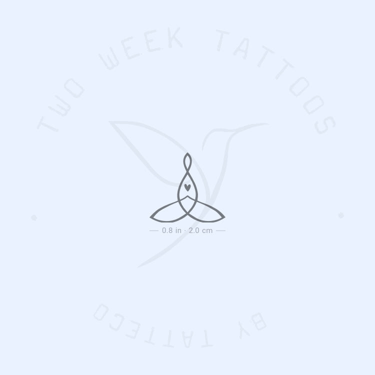 Breathe Symbol Semi-Permanent Tattoo - Set of 2