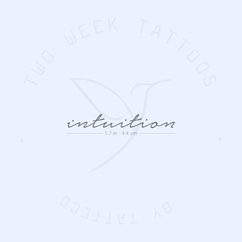 Intuition Semi-Permanent Tattoo - Set of 2
