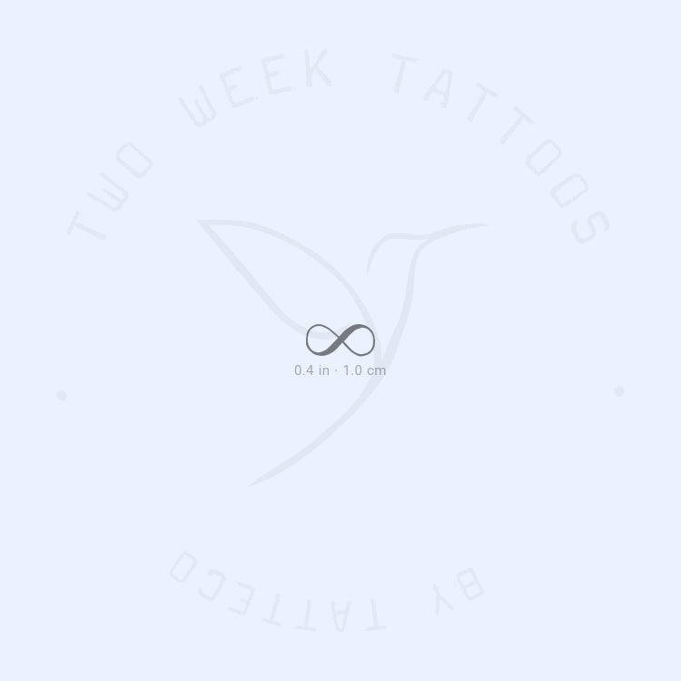 Little Infinity Symbol Semi-Permanent Tattoo - Set of 2