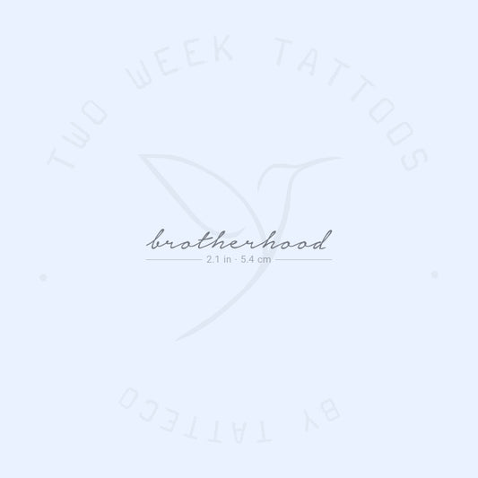 Brotherhood Semi-Permanent Tattoo - Set of 2