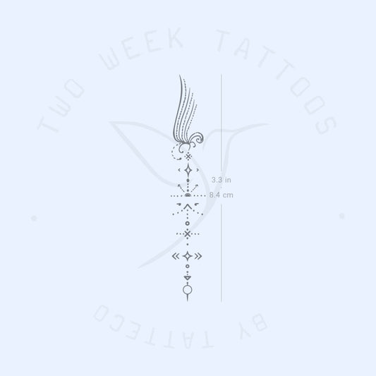 Tatuaje semipermanente para el pulgar (juego de 2)