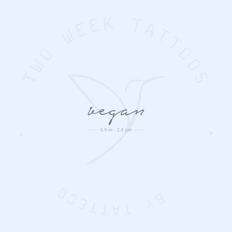 Vegan Semi-Permanent Tattoo - Set of 2