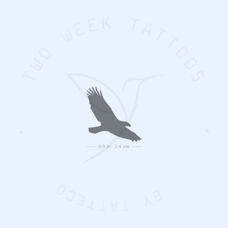 Tatuaje semipermanente de águila - Juego de 2