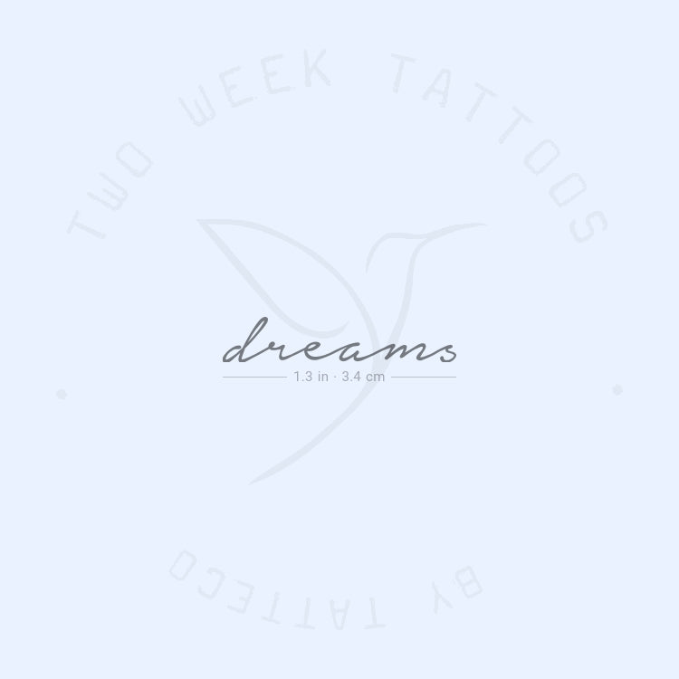 Dreams Semi-Permanent Tattoo - Set of 2