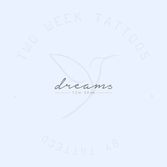 Dreams Semi-Permanent Tattoo - Set of 2