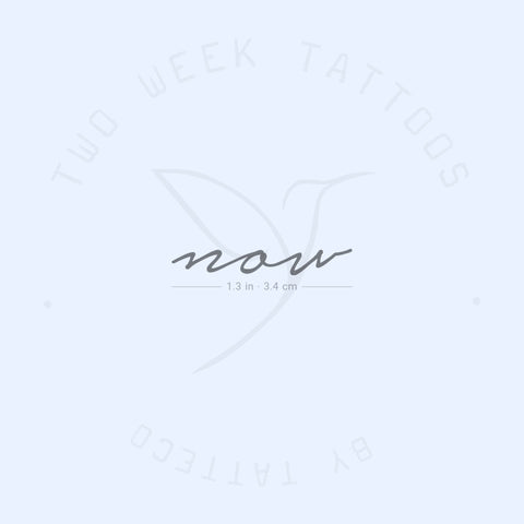 Now Semi-Permanent Tattoo - Set of 2