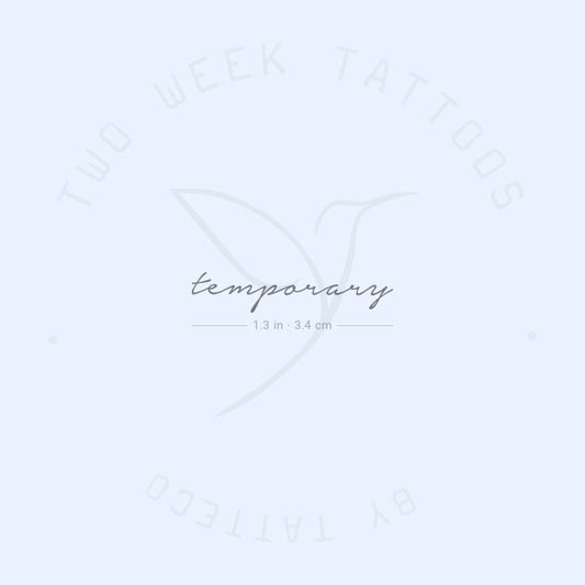 Tatuaje temporal semipermanente - Juego de 2