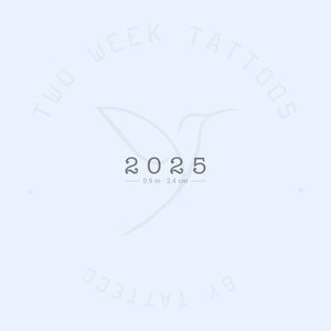 2025 Semi-Permanent Tattoo - Set of 2
