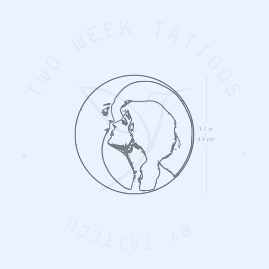 Tatuaje semipermanente "Dear Old Dixie" (juego de 2)