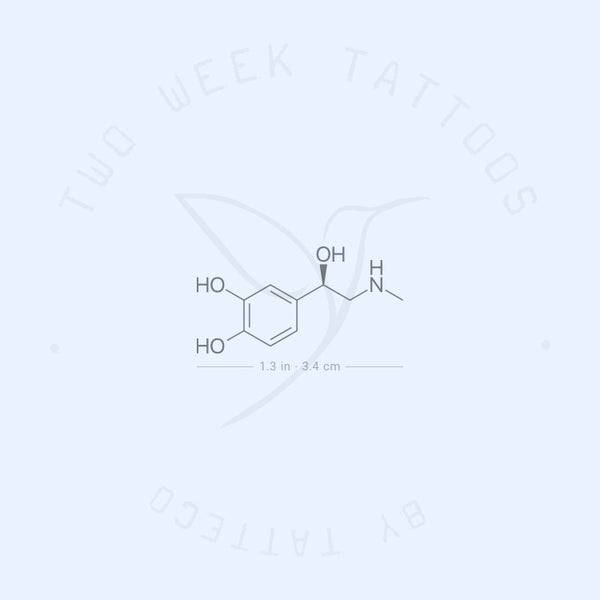 Adrenaline Semi-Permanent Tattoo - Set of 2