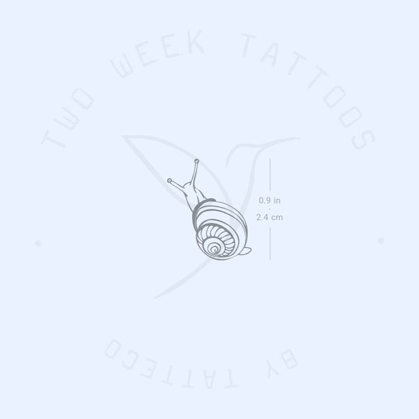 Snail Semi-Permanent Tattoo - Set of 2